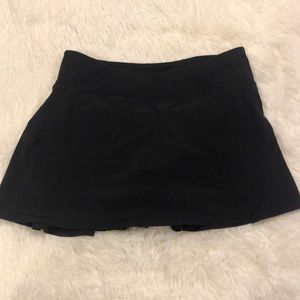 Black Lulu Lemon Skirt